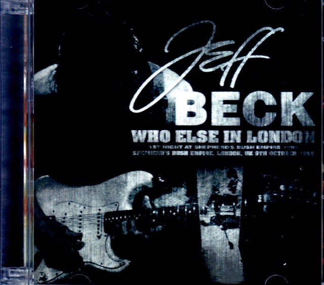 超希少　Jeff Beck　ロックバンド　バンT　UK　イギリス黒　ジェフベック