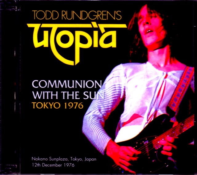 Todd Rundgren トッド・ラングレン/Tokyo,Japan 1976