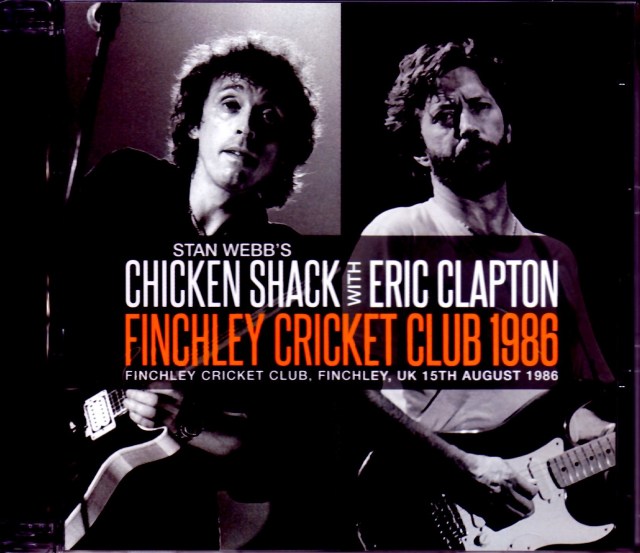 Eric Clapton Chicken Shack エリック クラプトン Uk 1986 Monotone Extra コレクターズdvd Cd Blu Raｙ 洋楽通販専門店