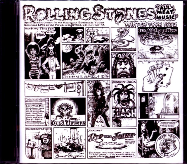 Rolling Stones ローリング・ストーンズ/CA,USA 1973
