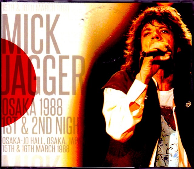 Mick Jagger ミック・ジャガー/Osaka,Japan 1988 2Days Complete