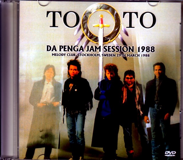 Toto 1988 The Seventh One】日本ツアー Tシャツ-