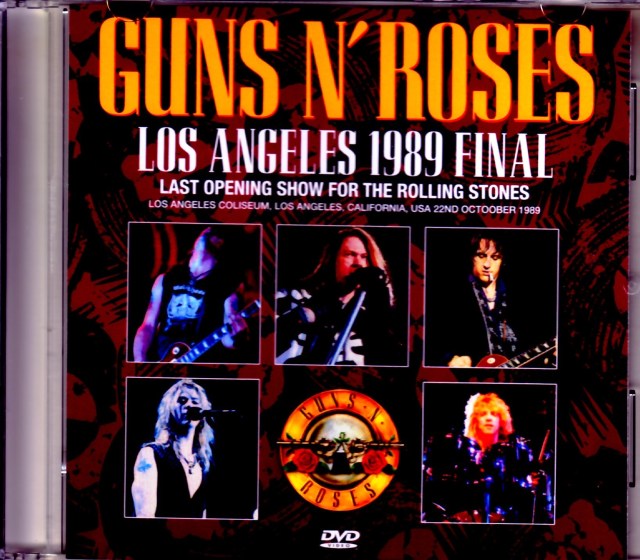 Guns N’ Roses ガンズ・アンド・ローゼス/CA,USA 10.22.1989