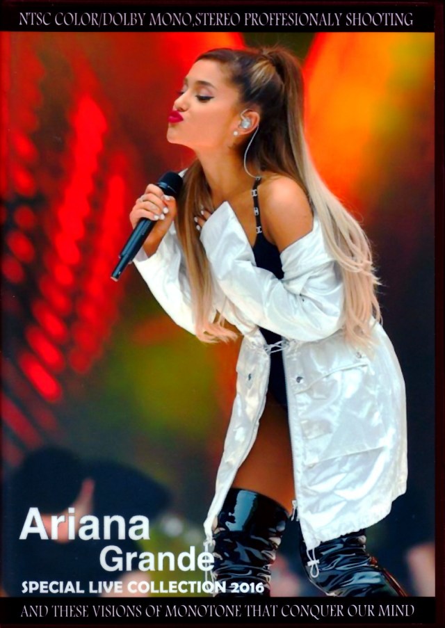 Ariana Grande アリアナ グランデ Live Collection 15 16 Monotone Extra コレクターズdvd Cd Blu Raｙ 洋楽通販専門店