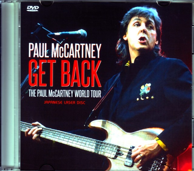 Paul McCartney ポール・マッカートニー/Get Back Japan LD Ver