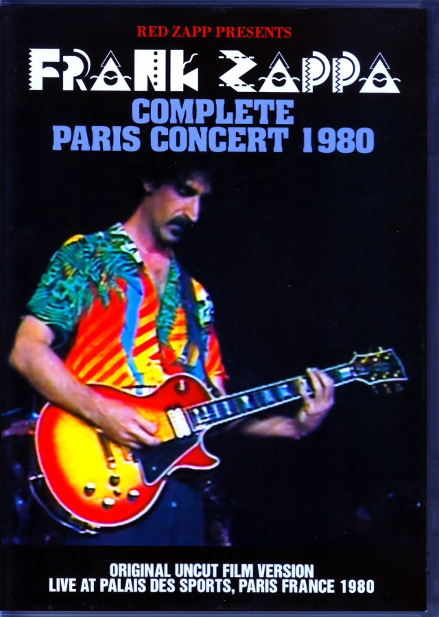 Frank Zappa フランク・ザッパ/France 1980 Complete