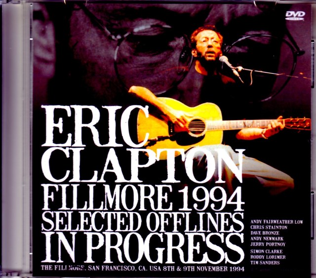 Eric Clapton エリック・クラプトン/CA,USA 1994