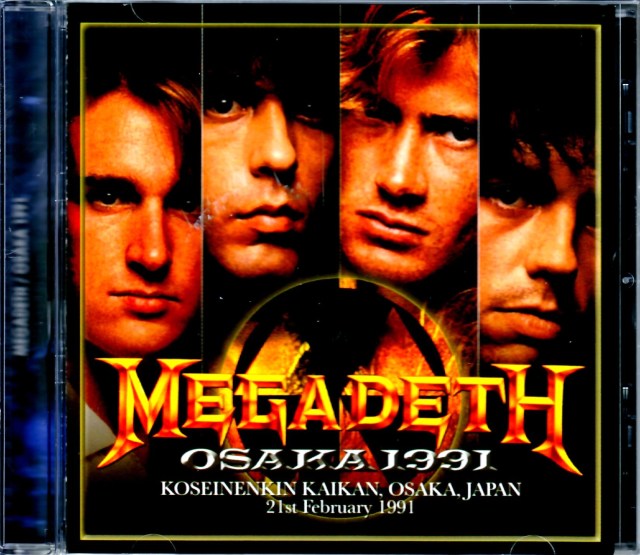 Megadeth メガデス/Osaka,Japan 1991