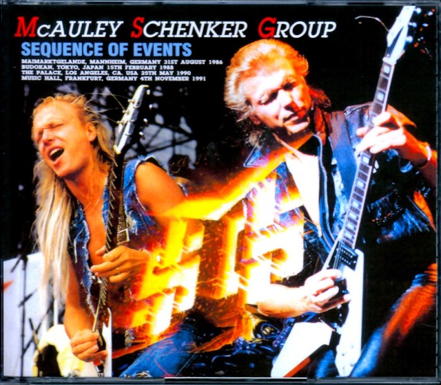 McAuley Schemker Group マッコーリー・シェンカー・グループ/Live Compile 1986-1991